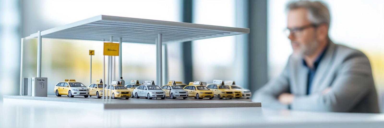Taxis und Taxistände spielen im betrieblichen Kontext eine wichtige Rolle,